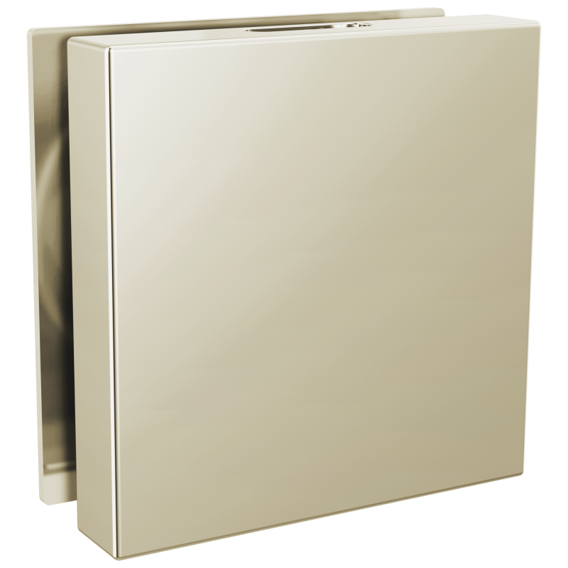 DELTA Universal Showering Components Contemporary Square Steam Head — Lumicoat® Polished Nickel