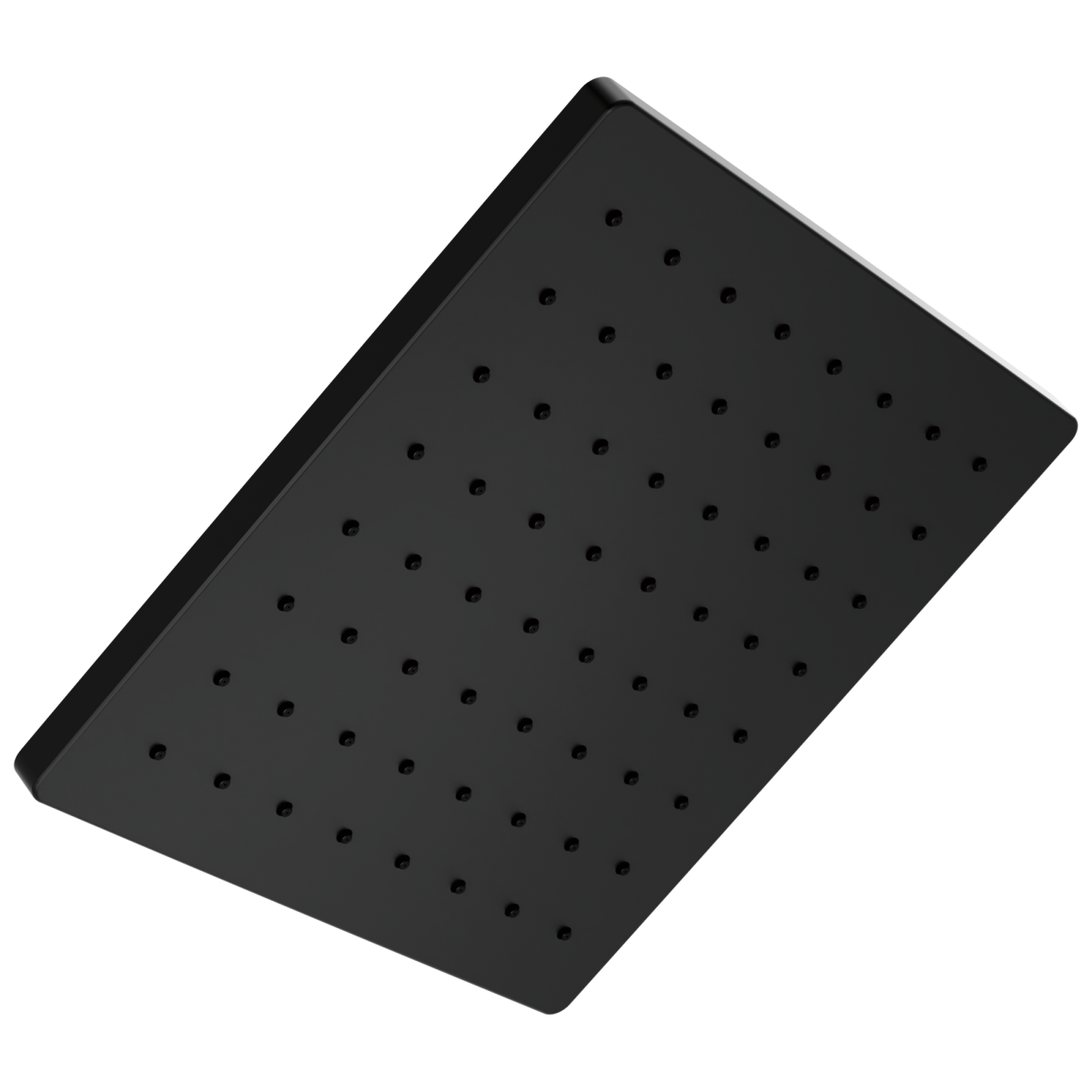 DELTA Modern Single Setting Raincan — Matte Black