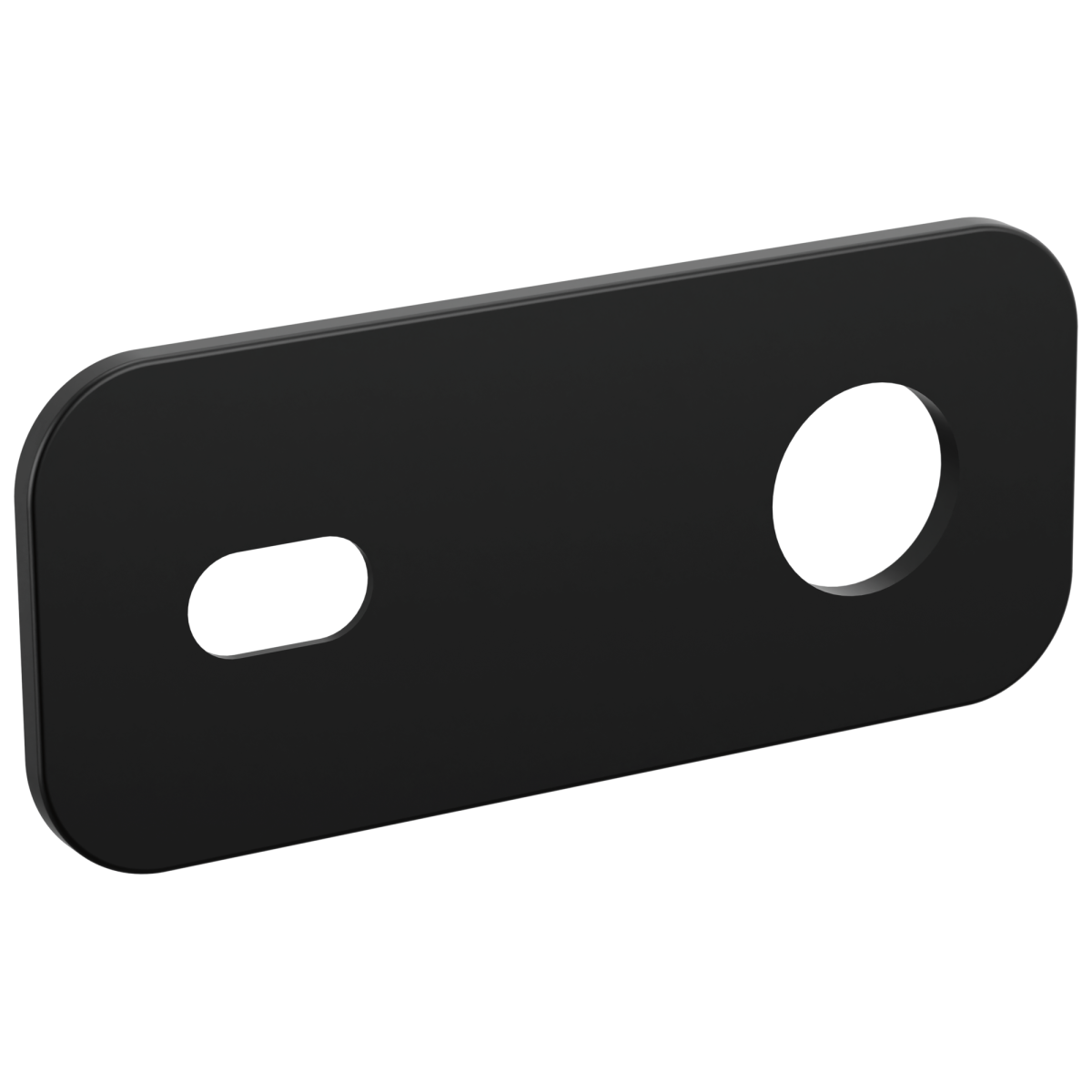 BRIZO Roccesco Optional Wall Plate Lavatory Escutcheon — Matte Black