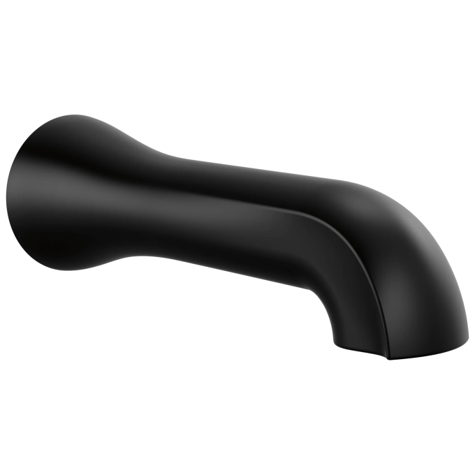 DELTA Bonacci Non-Diverter Tub Spout — Matte Black