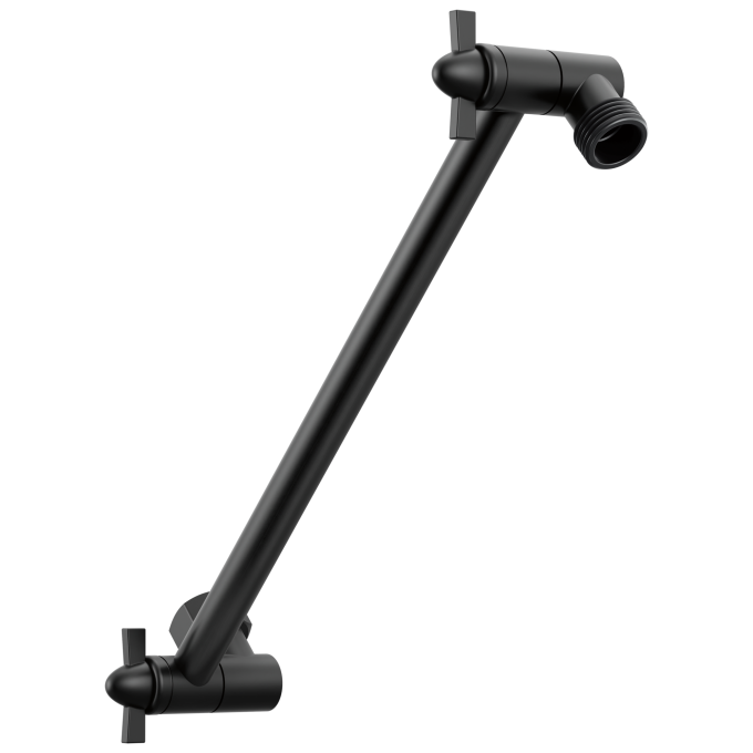 DELTA Universal Showering Components Adjustable Shower Arm — Matte Black