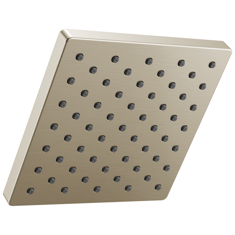DELTA Universal Showering Components Single-Setting Shower Head — Spotshield Brushed Nickel