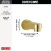 DELTA Other Tub Spout - Pull-Down Diverter — Polished Brass