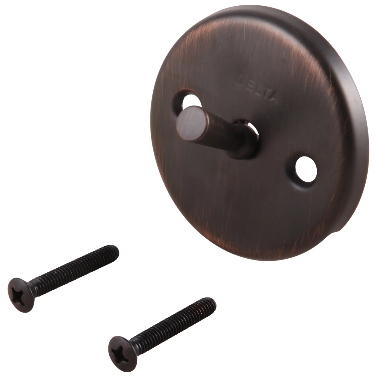 DELTA Other Overflow Plate & Screws - Trip Lever — Venetian Bronze