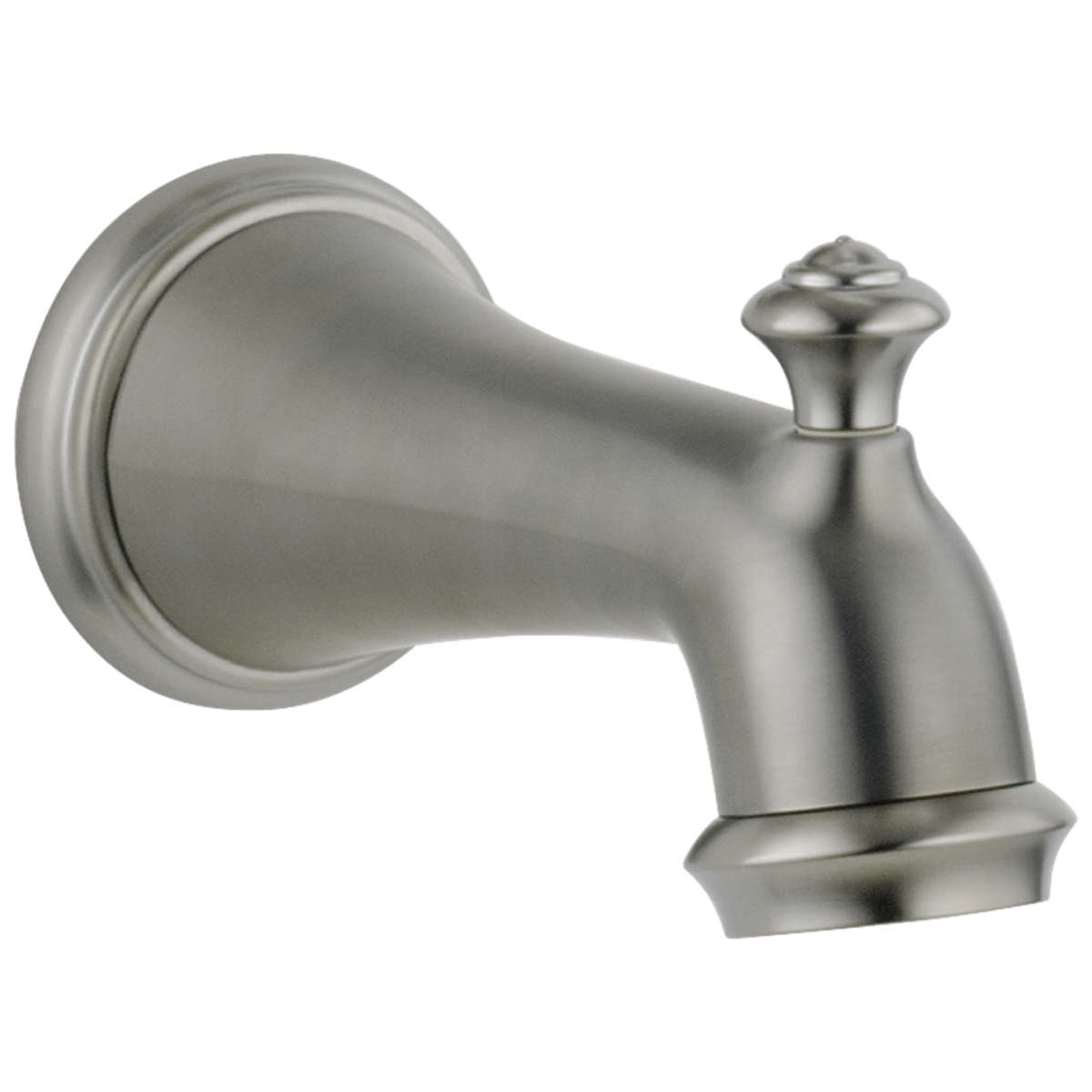 DELTA Victorian Tub Spout - Pull-Up Diverter — Stainless
