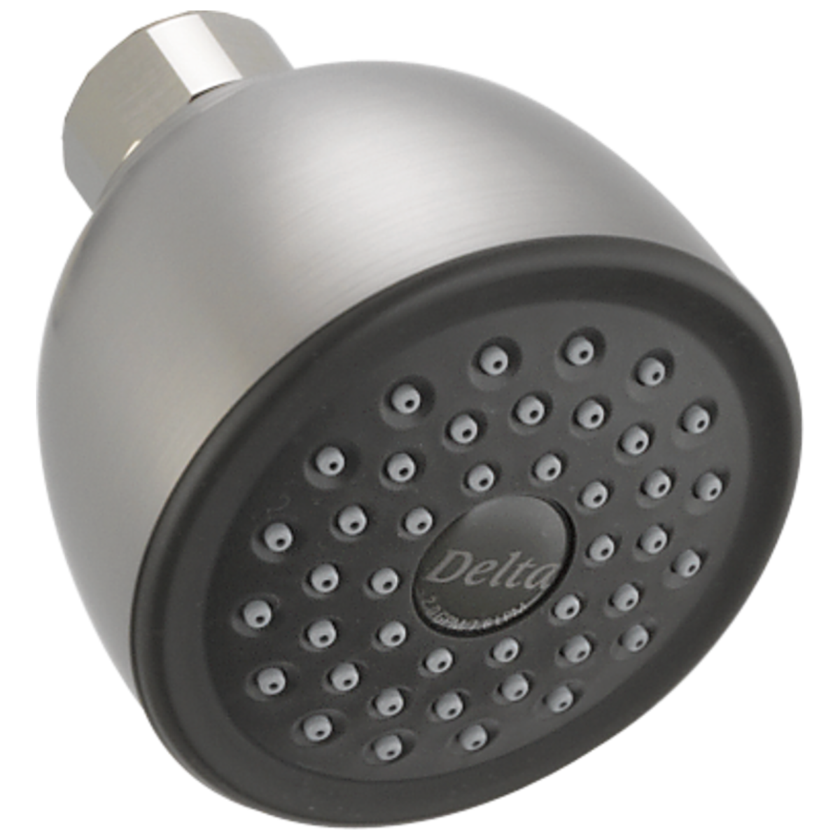 DELTA Universal Showering Components Fundamentals Single-Setting Shower Head — Stainless