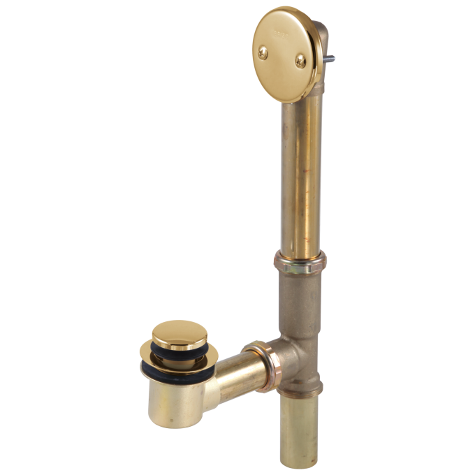 BRIZO Other Toe-Operated Tub Drain — Polished Gold