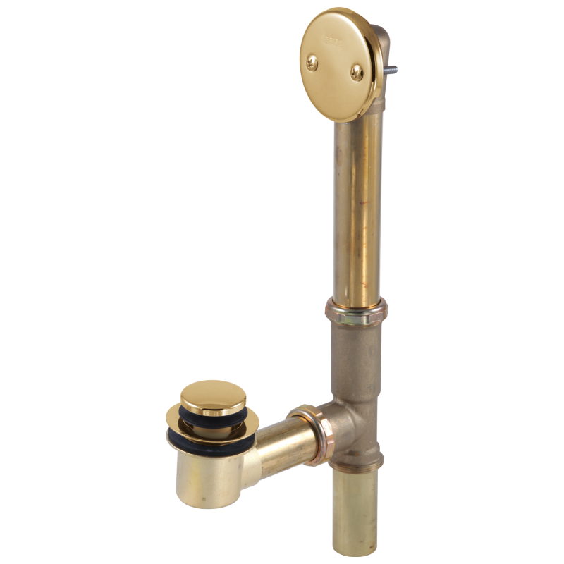 BRIZO Other Toe-Operated Tub Drain — Polished Gold