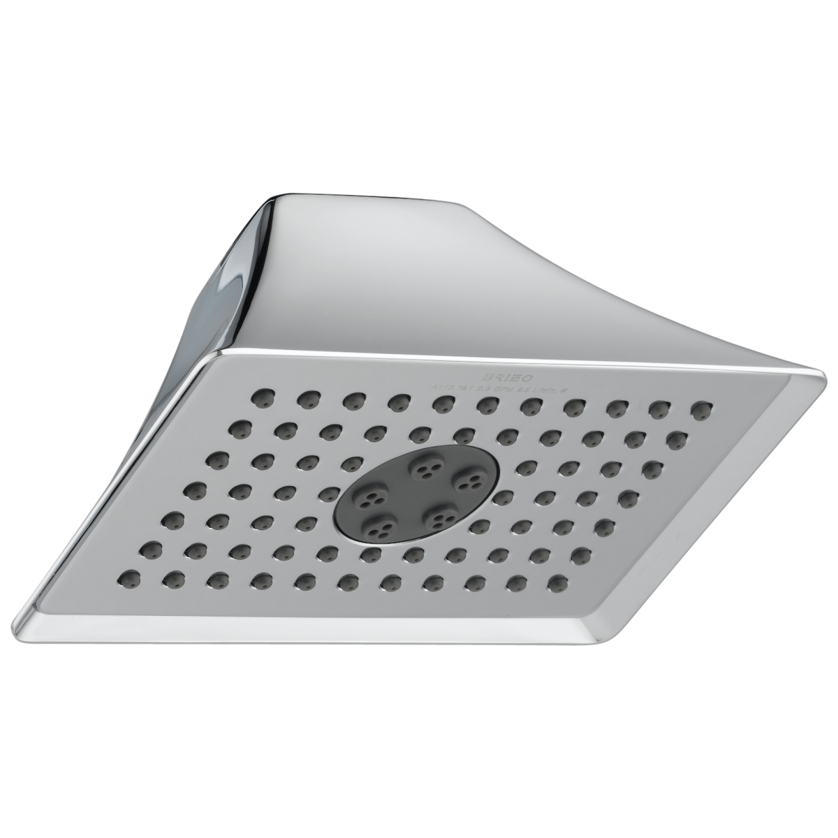 BRIZO RSVP Rectangular Multi-Function  Showerhead — Chrome