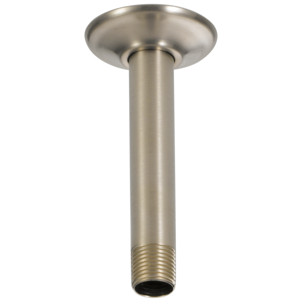 BRIZO Essential Shower 6" Ceiling Mount Shower Arm And Round Flange — Brushed Nickel