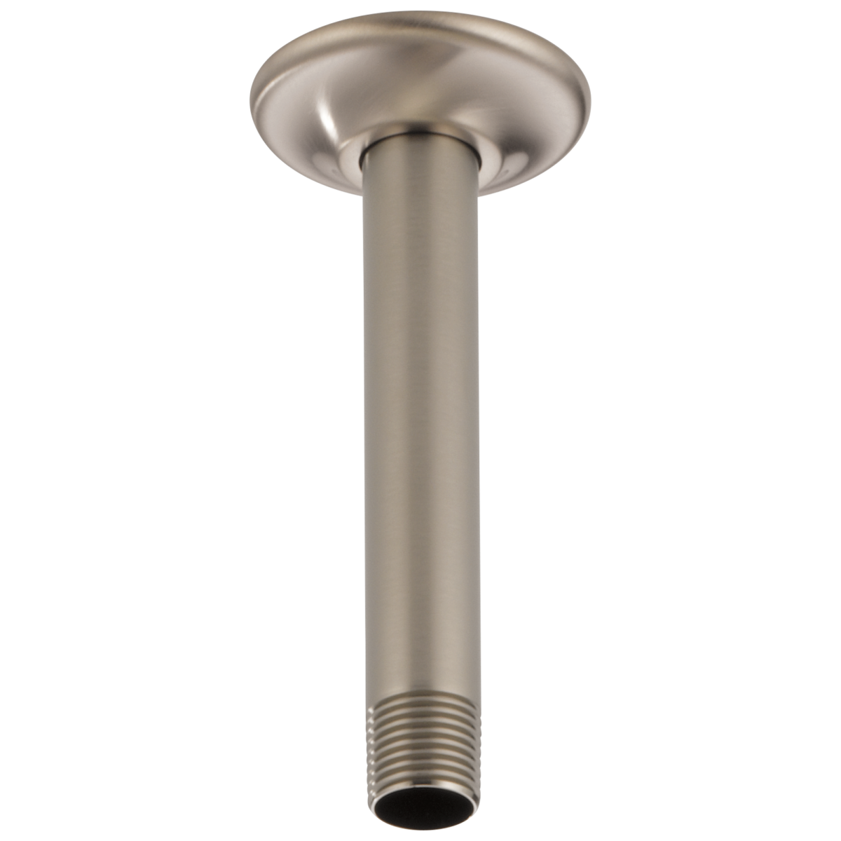 BRIZO Essential Shower 6" Ceiling Mount Shower Arm And Round Flange — Luxe Nickel