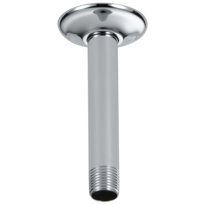 BRIZO Essential Shower 6" Ceiling Mount Shower Arm And Round Flange — Chrome
