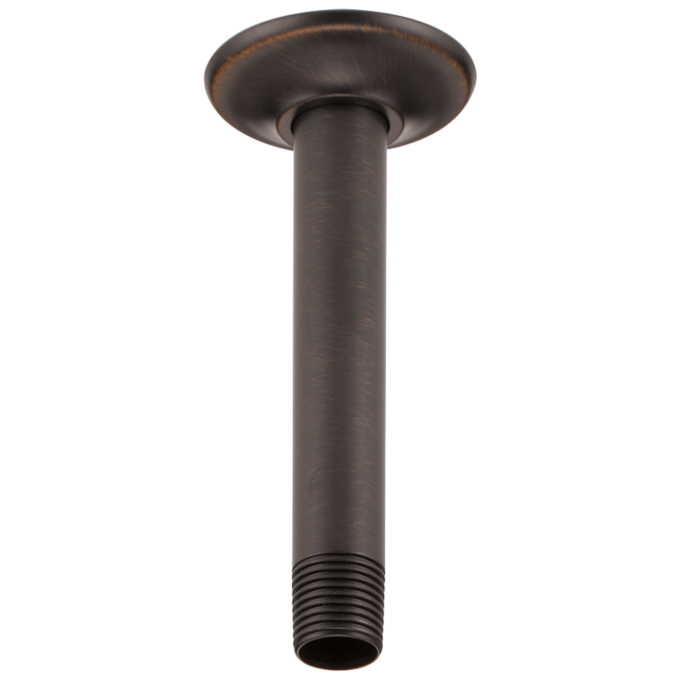 BRIZO Essential Shower 6" Ceiling Mount Shower Arm And Round Flange — Venetian Bronze