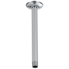 BRIZO Essential Shower 10" Ceiling Mount Shower Arm And Round Flange — Chrome