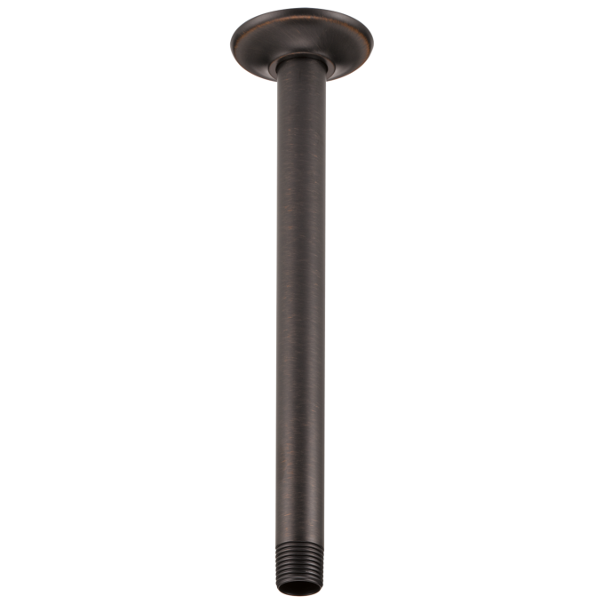BRIZO Essential Shower 10" Ceiling Mount Shower Arm And Round Flange — Venetian Bronze