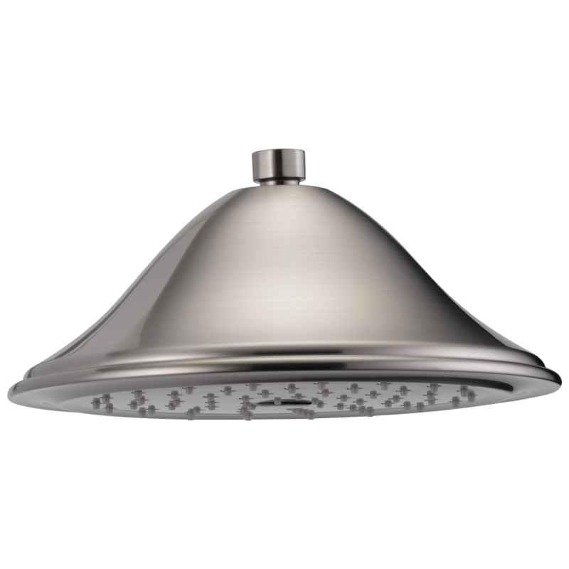 BRIZO Traditional Round Raincan Showerhead — Luxe Nickel