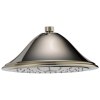 BRIZO Other 9 3/8" Single-Function Round Raincan Shower Head — Polished Nickel