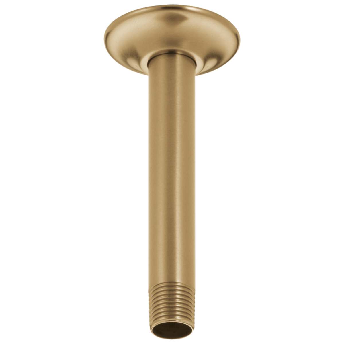 DELTA Universal Showering Components Shower Arm & Flange - Ceiling Mount — Champagne Bronze