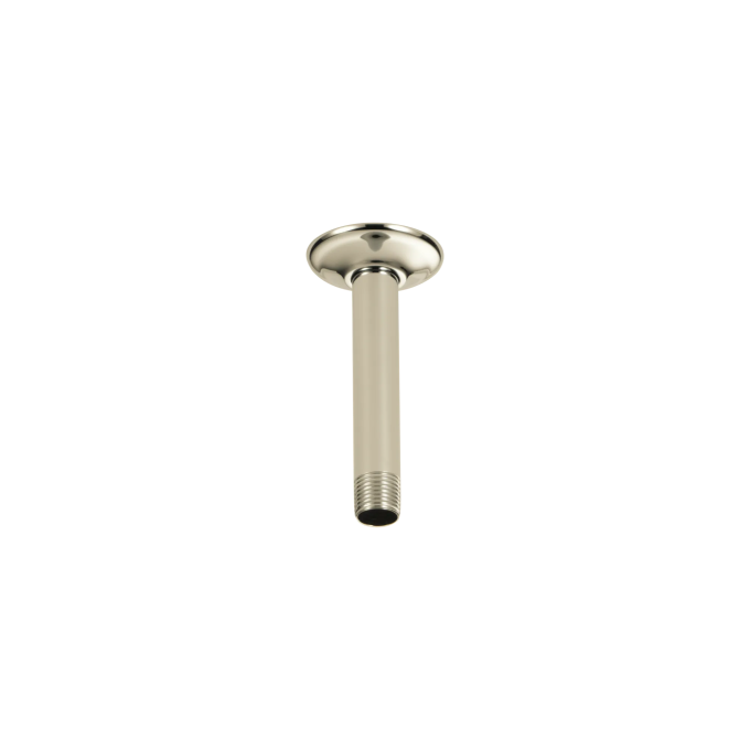 DELTA Universal Showering Components Shower Arm & Flange - Ceiling Mount — Polished Nickel