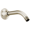 BRIZO Essential Shower 7" Classic Wall Mount Shower Arm And Flange — Polished Nickel