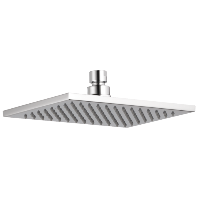 DELTA Universal Showering Components Single-Setting Raincan Shower Head — Lumicoat® Chrome