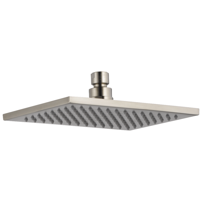 DELTA Universal Showering Components Single-Setting Raincan Shower Head — Lumicoat® Stainless