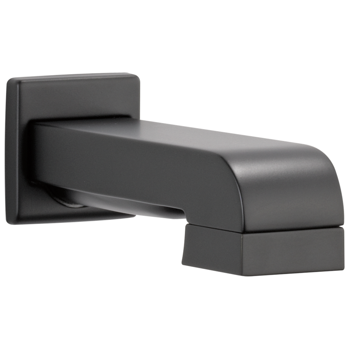 BRIZO Siderna Tub Spout/Pull-down Diverter Assembly — Matte Black
