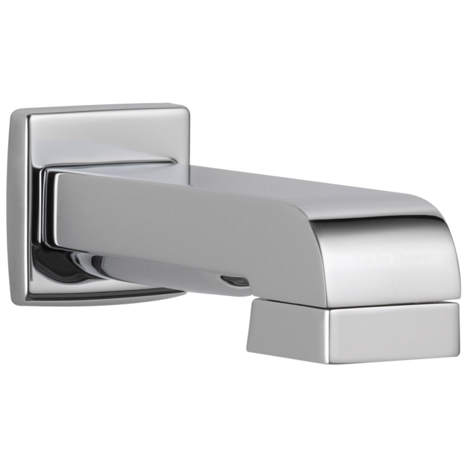 BRIZO Siderna Tub Spout/Pull-down Diverter Assembly — Chrome