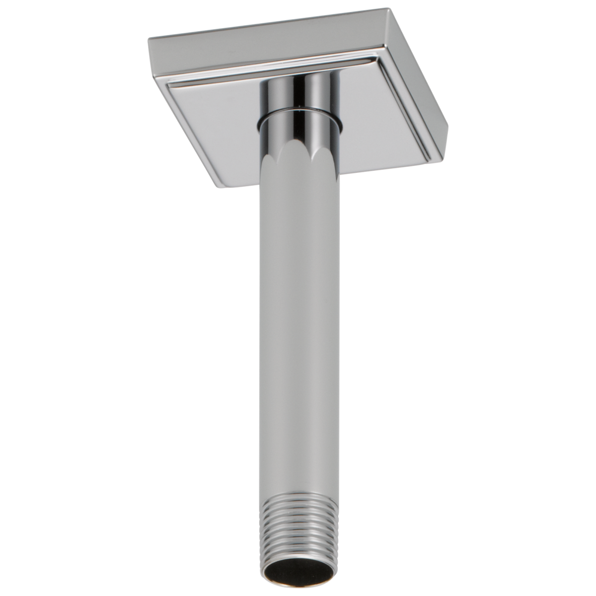 BRIZO Essential Shower 6" Ceiling Mount Shower Arm And Square Flange — Chrome