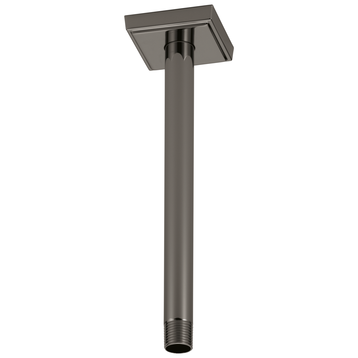 BRIZO Allaria 10" Ceiling Mount Shower Arm And Flange — Brilliance Black Onyx