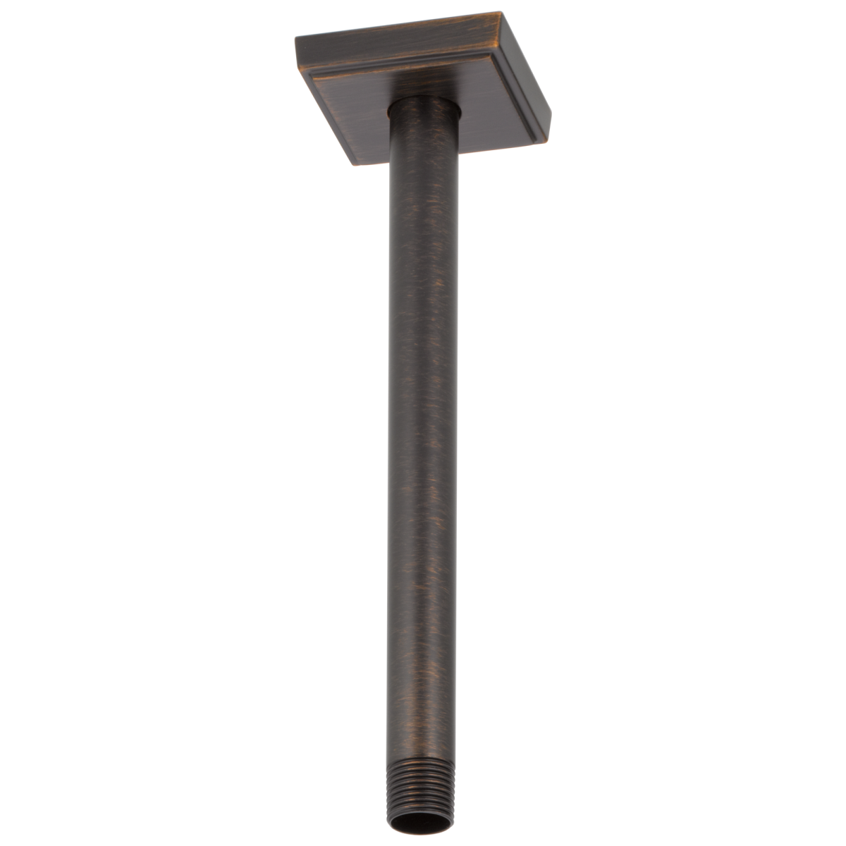 BRIZO Essential Shower 10" Ceiling Mount Shower Arm And Square Flange — Venetian Bronze