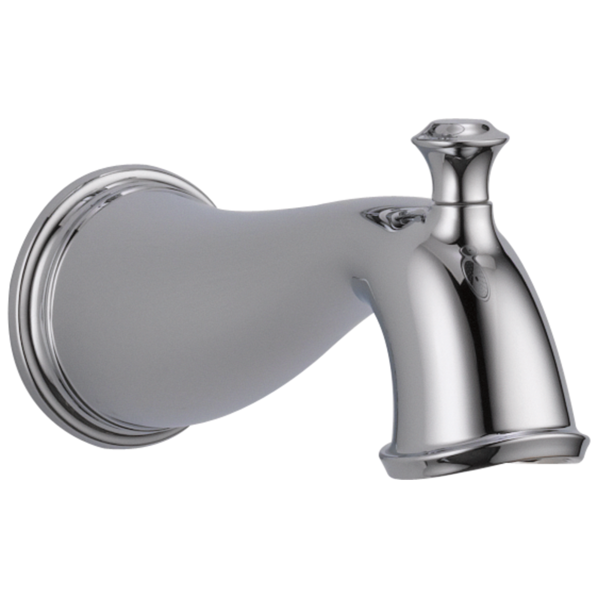 DELTA Cassidy Tub Spout Pull-Up Diverter — Matte Black