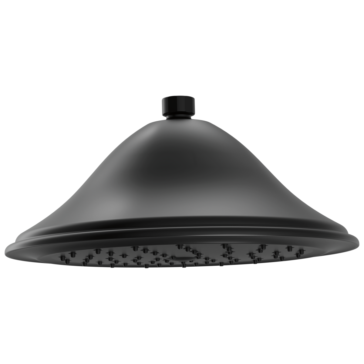 DELTA Universal Showering Components Raincan Single-Setting Touch-Clean Shower Head — Matte Black