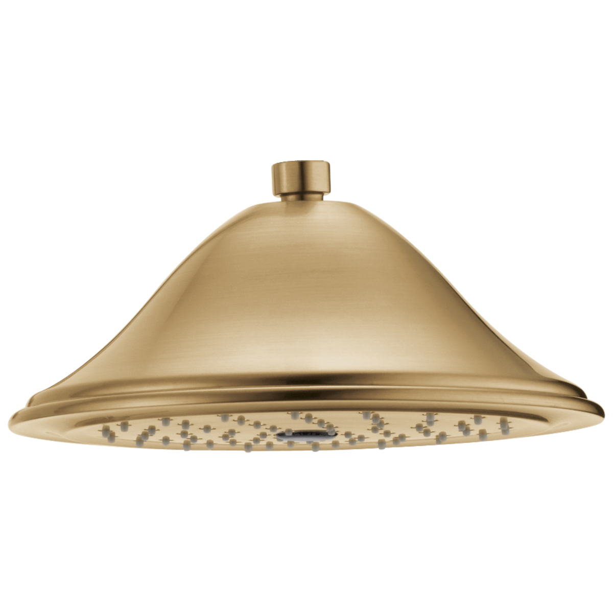 DELTA Universal Showering Components Single-Setting Raincan Shower Head — Champagne Bronze