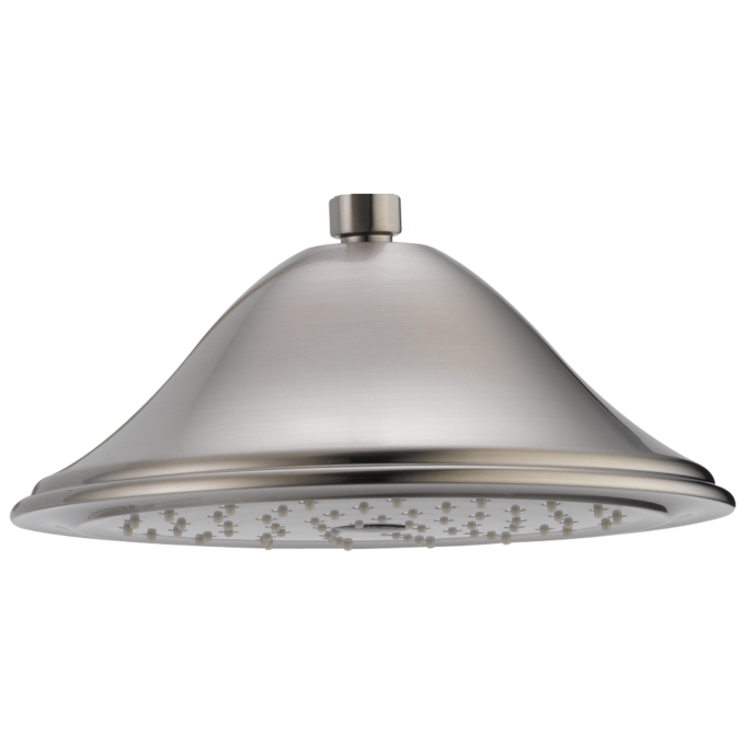 DELTA Universal Showering Components Single-Setting Raincan Shower Head — Stainless