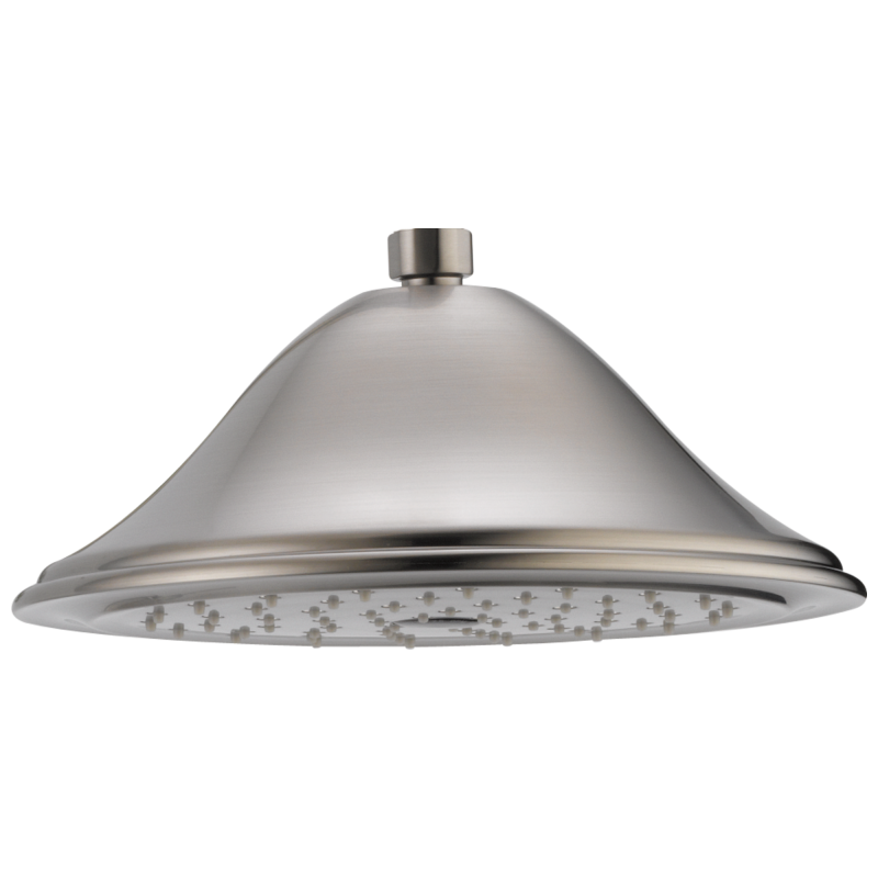 DELTA Universal Showering Components Single-Setting Raincan Shower Head — Stainless