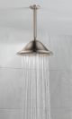 DELTA Universal Showering Components 10" Ceiling Mount Shower Arm and Flange — Stainless