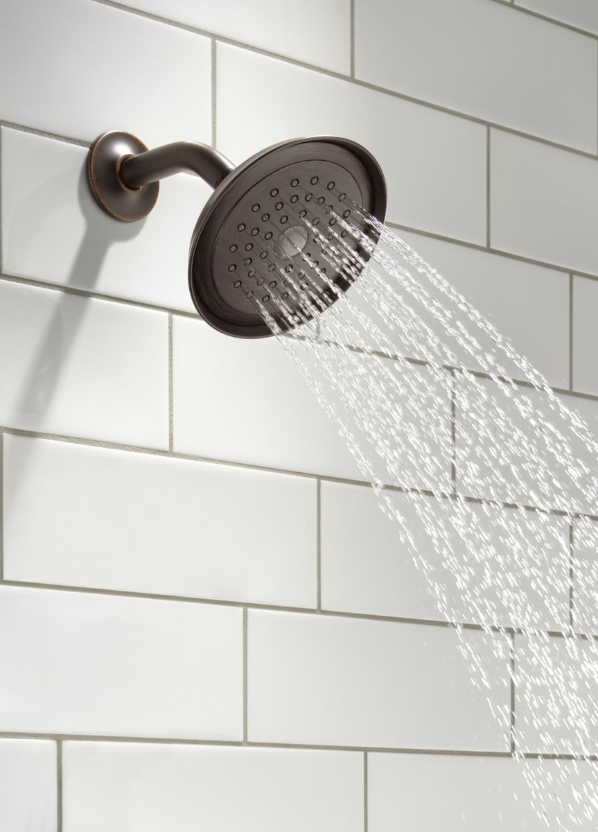 DELTA Silverton Touch-Clean Water-Efficient Shower Head - 1.75 GPM — Venetian Bronze