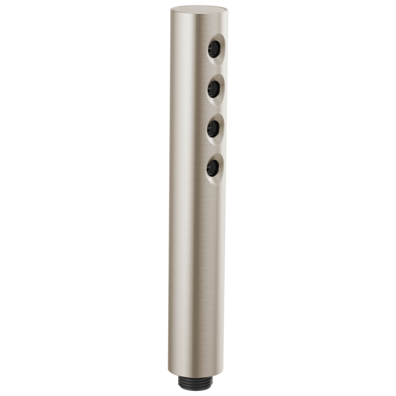 BRIZO Essential Shower Linear Round H2Okinetic Single Function Handshower — Brushed Nickel
