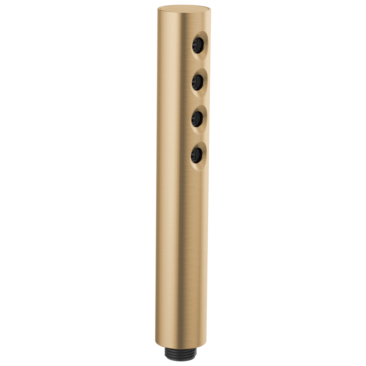 BRIZO Essential Shower Linear Round H2Okinetic Single Function Handshower — Luxe Gold