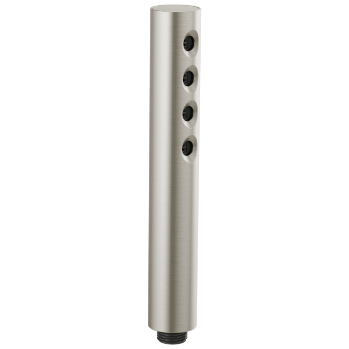 BRIZO Essential Shower Linear Round H2Okinetic Single Function Handshower — Luxe Nickel
