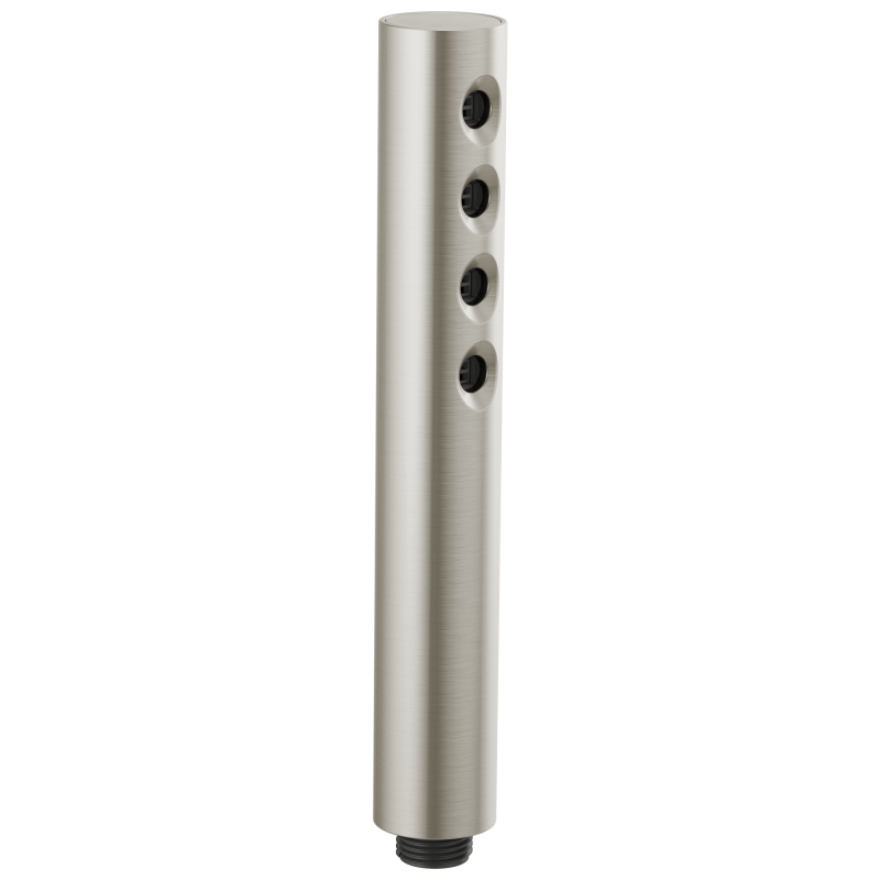 BRIZO Essential Shower Linear Round H2Okinetic Single Function Handshower — Luxe Nickel
