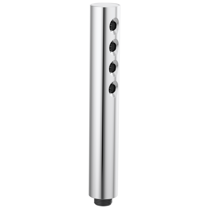 BRIZO Essential Shower Linear Round H2Okinetic Single Function Handshower — Chrome