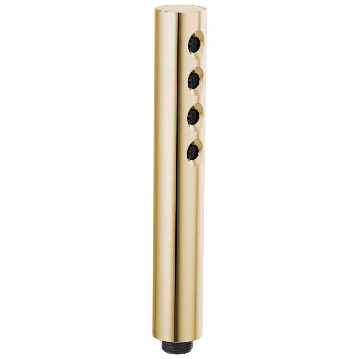 BRIZO Essential Shower Linear Round H2Okinetic Single Function Handshower — Polished Gold
