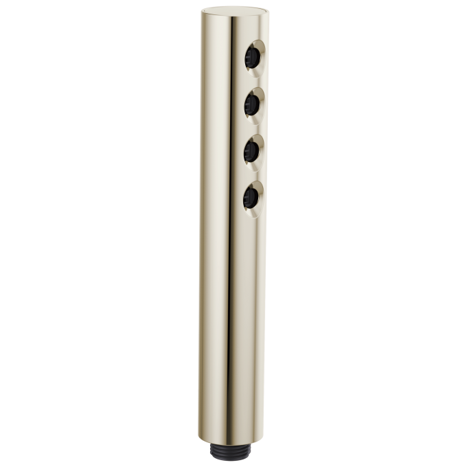 BRIZO Essential Shower Linear Round H2Okinetic Single Function Handshower — Polished Nickel