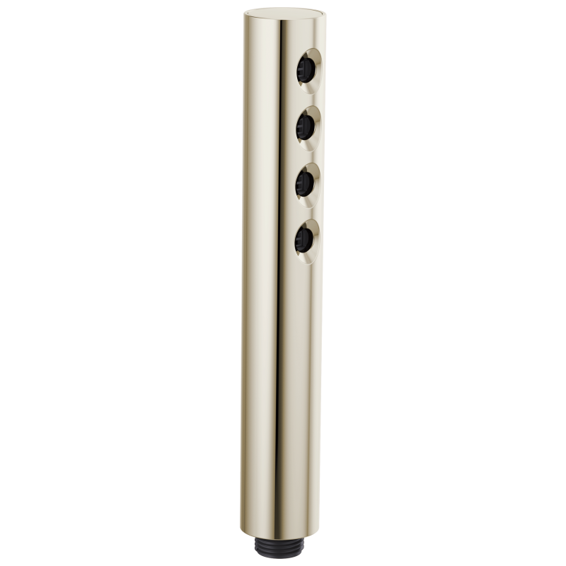 BRIZO Essential Shower Linear Round H2Okinetic Single Function Handshower — Polished Nickel