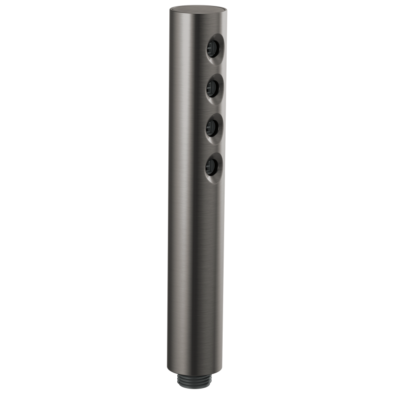 BRIZO Essential Shower Linear Round H2Okinetic Single Function Handshower — Luxe Steel