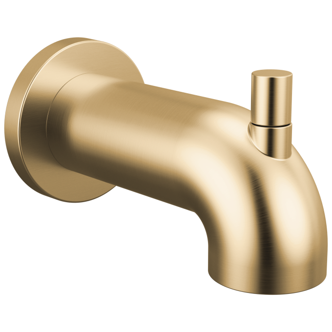 DELTA Trinsic Tub Spout - Pull-Up Diverter — Champagne Bronze