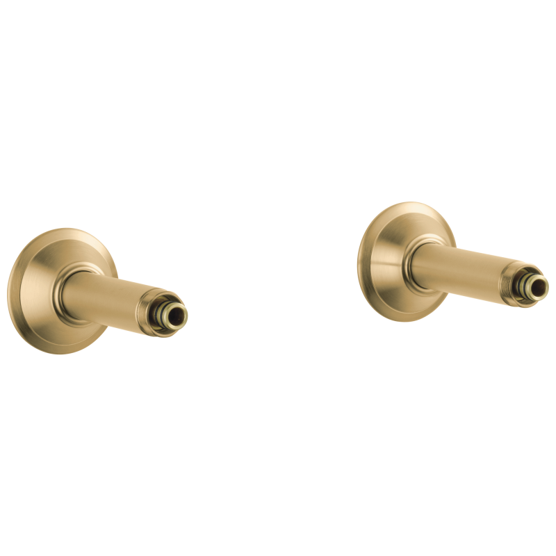 BRIZO Traditional WALL MOUNT TUB FILLER UNIONS — Luxe Gold