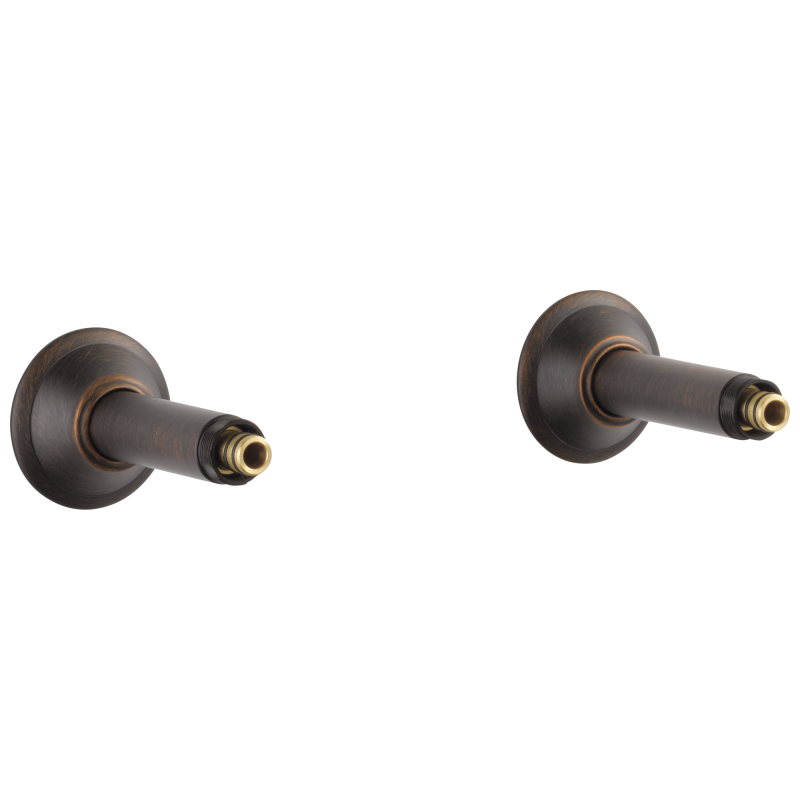 BRIZO Traditional WALL MOUNT TUB FILLER UNIONS — Venetian Bronze